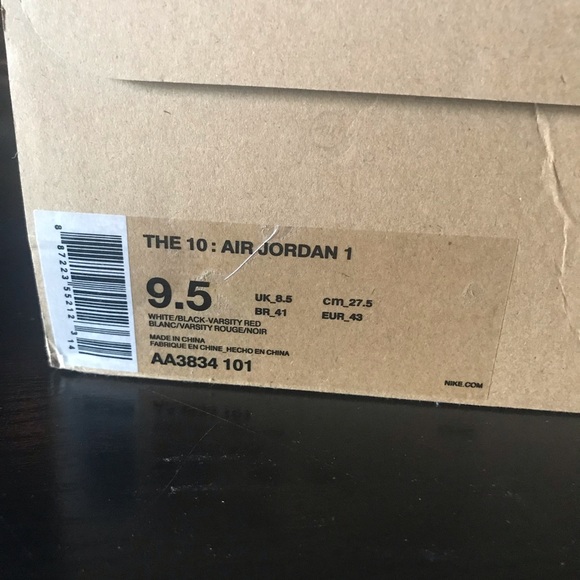 Offwhite Jordan 1’s - Picture 6 of 6